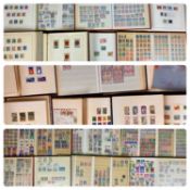 LARGE COLLECTION OF BRITISH & WORLD STAMPS, predominantly Denmark, contained in over 20 albums