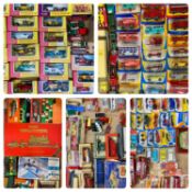 LARGE COLLECTION OF SCALE MODEL DIECAST VEHICLES including Matchbox, Corgi Juniors, Lledo, Solido