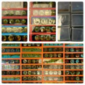 LARGE COLLECTION OF MAGIC LANTERN SLIDES, approx. 80 with large collection of photographic glass