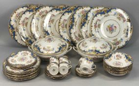 SHELLEY SHERATON 13291 PATTERN DINNER & TEA SERVICE including two circular lidded tureens, approx.