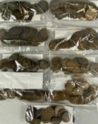 EDWARD VII PENNIES, collection of 450, dated 1902-1910, sorted into packages of 50 of each date, all