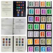 HARRINGTON & BYRNE THREE ALBUMS, 1967-70 complete pre-decimal Machin unused stamp collection, 1967-