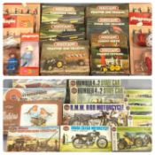 AIRFIX THIRTEEN PLASTIC KITS including military and classic vehicles, birds and motorbikes, contents