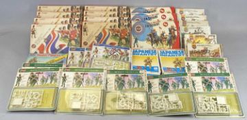 AIRFIX TWENTY BOXES OF SCALE MODEL PLASTIC SOLDIERS including factory sealed boxes and Collectors