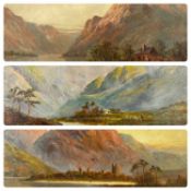 ‡ FRANCIS E. JAMIESON (Scottish 1895-1950) three oils on canvas - entitled verso 'Loch Goil,