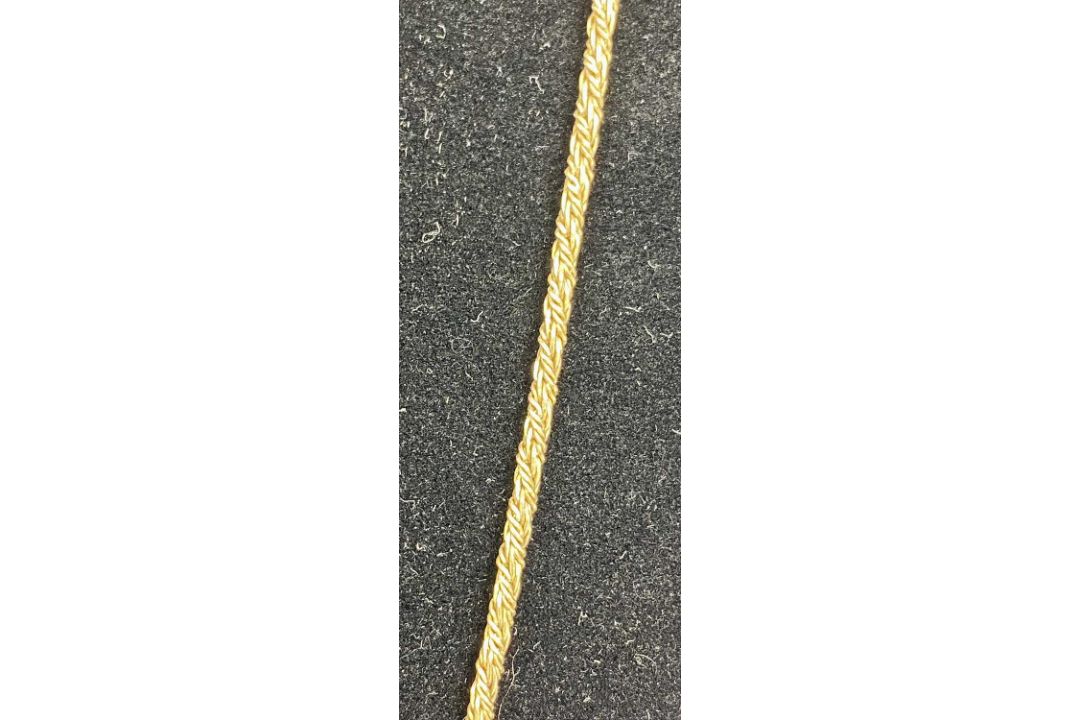 9CT GOLD ROPE TWIST NECKLACE, 56.5cms (l), 9.6gms Provenance: deceased estate Conwy - Image 2 of 3