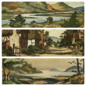 ‡ JAMES PRIDDEY (British 1916-1980) three artist proof colour prints - 'Cader Idris' 'Near