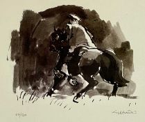 ‡ SIR KYFFIN WILLIAMS RA (Welsh 1918-2006) limited edition (62/500) print - Patagonian Horse