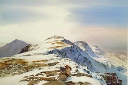 ‡ ROB PIERCY (Welsh 20th century) limited edition (36/200) colour print - 'Cader Idris', signed,