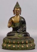 DECORATED BRONZE STATUE, Tibetan Buddhist Deity, 26cms (h) Provenance: private collection Conwy