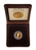 ELIZABETH II GOLD PROOF SOVEREIGN, 1981, in box within plastic capsule with specifications