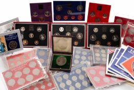 ASSORTED COLLECTABLE COINS including United Kingdom brilliant uncirculated coin collection sets