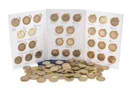 LARGE COLLECTION OF ASSORTED £2 COINS, including one bag containing approx. 75 x loose coins,
