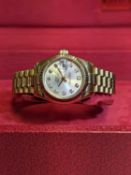 ***LATE ENTRY***ROLEX OYSTER PERPETUAL DATEJUST 18CT LADIES' WRISTWATCH, ref. 179178, serial no.