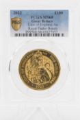 ELIZABETH II 2022 1OZ 24K GOLD LION OF ENGLAND £100 COIN, Royal Tudor Beasts Collection,