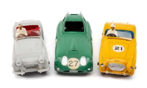 ASSORTED DINKY DIECAST SPORTS CARS, comprising 163 Bristol-450, Triumph TR2, and Austion Healey (