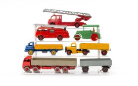 ASSORTED DINKY DIECAST TRUCKS, comprising Foden 8-wheeler, 552 Bedford , Big Bedford, Road Roller,