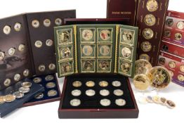 COLLECTION OF ASSORTED COMMEMORATIVE COINS including the following box sets: Football World Cup 2018