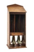 VINTAGE COUNTER-TOP DISPENSING CABINET for 'Knight's Castile Toilet Soap', 53.5cms high