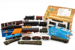 ASSORTED HO & HOe trains, including Lilliput Schmalspurbahnen narrow gauge set 7044 in box, ROCO '