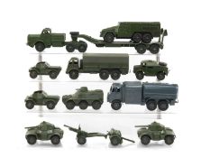 ASSORTED DINKY DIECAST MILITARY VEHICLES, including 642 Pressure Refueller, 677 Armoured Command