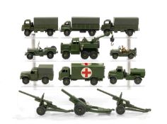 ASSORTED DINKY DIECAST MILITARY VEHICLES, comprising 621 3-Ton Army Wagon, 2x 623 Army Wagon, 641