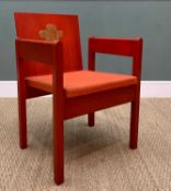 1969 PRINCE OF WALES INVESTITURE CHAIR, designed by Lord Snowdon and manufactured by Welsh Remploy