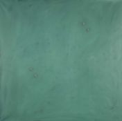 ‡ RIDUAN TOMKINS (British 1941-2009) oil on canvas - blue figures, signed and dated verso '76 and