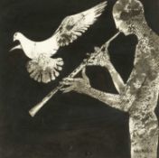 PHILIP MUIRDEN (Welsh 1932 - 2023) ink and wash - entitled verso 'Bird Song' with artist's