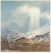‡ DAVID WOODFORD (English lives Wales b.1938) limited edition (1/750) colour print - entitled '