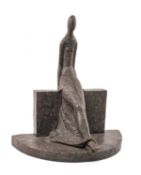 HELEN SINCLAIR ARBS (British b.1954) stone resin sculpture - 'Life at a Distance', limited