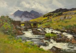 ALFRED OLIVER (English lives Wales 1886 - 1921) oil on canvas - entitled 'Hen Point y Garth, Capel