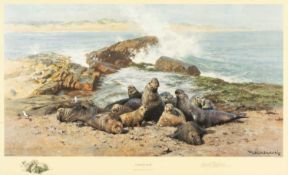 ‡ DAVID SHEPHERD CBE FRSA FGRA (British 1931- 2017) studio stamped limited edition (1182/1500)