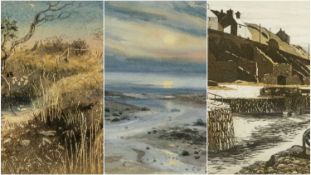 ‡ KEITH ANDREW (English lives Wales b.1947) watercolour - entitled verso, 'Stream, Anglesey' on