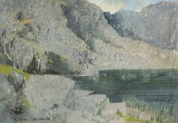 MALCOLM EDWARDS (Welsh b.1934) watercolour - entitled verso 'Peace', signed, 15 x 22cms