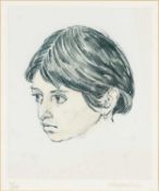 ‡ SIR KYFFIN WILLIAMS RA (Welsh 1918-2006) limited edition (12/150) colour print - portrait of Norma