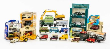 COLLECTION OF DIE CAST MODEL VEHICLES, both boxed and unboxed, Corgi Legends of Speed, Lledo