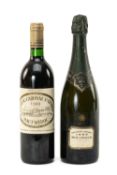 ONE BOTTLE OF 1990 BOLLINGER GRAND ANNEE VINTAGE CHAMPAGNE, 75cl, 12% vol. together with one