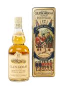 GLEN MORAY 12YO SINGLE MALT WHISKY, distilled and bottled by Glen Moray-Glenlivet Distillery Co., in