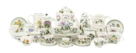 LARGE COLLECTION OF PORTMEIRION 'BOTANIC GARDEN' TABLEWARE including, teapots, cups and saucers,