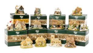 COLLECTION OF LILLIPUT LANE MODELS including, Little Scrumpy L2395, With Thanks L2276, Home Is Where