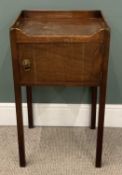 ANTIQUE OAK SINGLE DOOR NIGHTSTAND, 79 (h) x 46 (w) x 41cms (d) Provenance: private collection