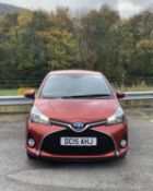 TOYOTA YARIS HYBRID EXCEL CVT FIVE DOOR HATCHBACK CAR, registration number DC15 AHJ, Hybrid Elec,