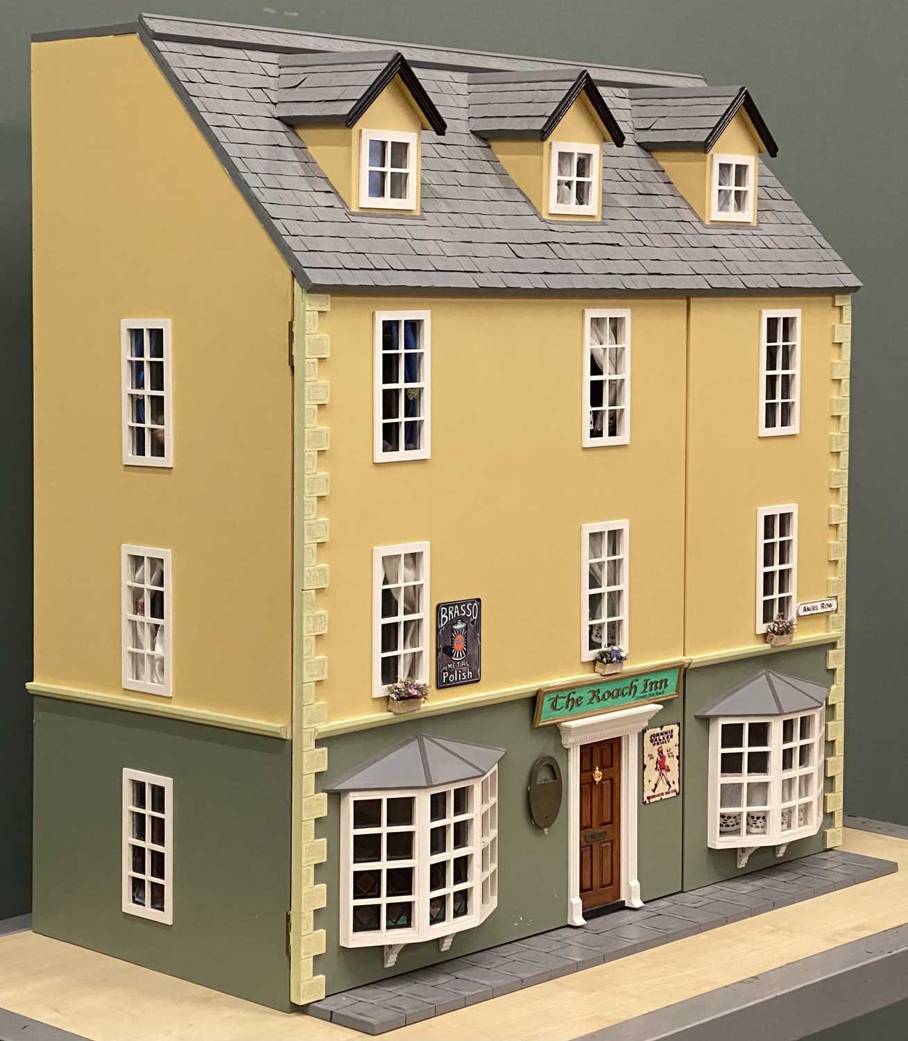 GOOD LARGE MODERN DOLL'S HOUSE WITH COMPREHENSIVE CONTENTS, 88 (h) x 83 (w) x 47cms (d) - Image 2 of 20