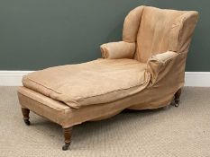 HOWARD & SONS DAY BED, 19th century, serial no.14325 2424, 88 (h) x 74 (w) x 157cms (d)