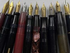 ASSORTED FOUNTAIN PENS including Conway Stewart, Swan Self Filler, Parker Duofold, Mentmore Auto