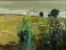 ‡ ANTHONY BUTLER RCA (British 1927 - 2010) oil on board - landscape signed lower right, 52.5 x 71cms