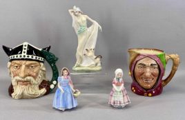 ROYAL DOULTON figurines 'Harriet' HN3794, 'Wendy' HN2109, and 'Tootles' HN1680 along with