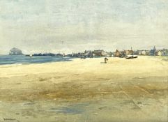 ‡ GEORGE STRATTON FERRIER RI, RSW, RE (Scottish 1852 - 1912) watercolour - coastal view with