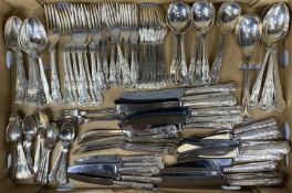 CANTEEN OF EPNS KING'S PATTERN CUTLERY, approx. 96 pieces Provenance: deceased estate Conwy